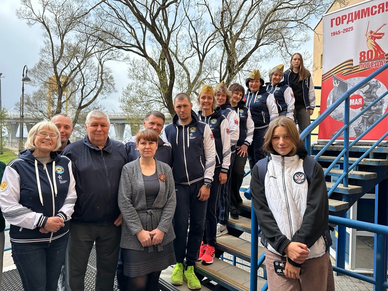 Праздничное построение, посвященное 80-ой годовщине Победы советского народа в Великой Отечественной войне 1941-1945 годов